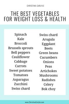 The 25 best vegetables for weight loss known to boost metabolism and immunity while preventing hunger, cravings, and weight gain from holistic nutritionist Christina Carlyle. Lean Biome, Detox Liver, Feet Remedies, Stomach Fat Burning Foods, Functional Health, Best Vegetables, Liv Pure, Best Fat Burning Foods, In My 20s