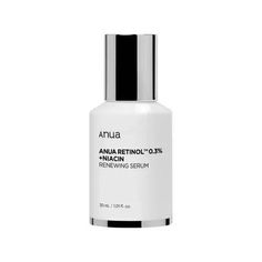 ANUA Nano Retinol 0.3% + Niacin Renewing Serum 30ml - Anti-Aging & Brightening K-Beauty Description: Overview: Transform your skincare routine with ANUA Nano Retinol 0.3% + Niacin Renewing Serum, a potent K-Beauty serum designed to target signs of aging, improve skin texture, and brighten your complexion. This serum combines the power of nano retinol, which effectively promotes cell turnover and reduces wrinkles, with niacinamide, known for its brightening and skin-strengthening properties. Idea Reduce Hyperpigmentation, Beauty Serums, Wrinkle Reduction, Anti Aging Wrinkles, Retinol Serum, Improve Skin Texture, Skin Care Moisturizer, Skin Texture, Uneven Skin