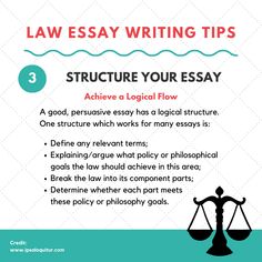 an image of law writing tips for students and teachers to learn how to write them