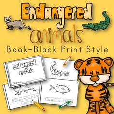 an animal themed book with the title'enhanced animals'in orange and black text