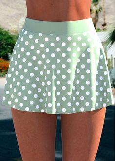 Color:Sage Green;Size:S;Size:M;Size:L;Size:XL;Size:XXL;Package Contents:1 X Swim Skirt; High Waisted Swim Skirt, Elegant Dresses Plus Size, Sporty Swim, Beach Bridesmaid Dresses, Rash Guard Swimwear, Plus Size Swim, Plaid Outfits, High Waisted Swim, Green Polka Dot