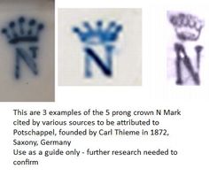 four different types of hand prints are shown in blue and white, including one with the letter n