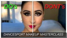 Ballet Make Up Ballerinas Eye Makeup, Eye Makeup For Dance Performance, Latin Ballroom Hairstyles Tutorial, Stage Makeup Dancer Tutorial, Belly Dancing Makeup, Makeup For Stage Performance, Stage Make Up Dancer, Dancer Stage Makeup, Competitive Dance Makeup