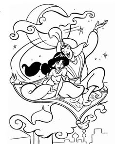 disney princess and prince coloring pages for kids to print out on the wall or floor