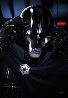 darth vader from star wars holding his fist up