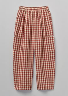 Mode Hippie, Gingham Linen, Gingham Pants, Easy Shape, Mode Inspiration, Simple Outfits