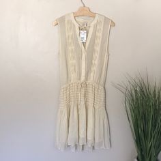 New With Tags. No Stains Or Flaws H&M Size 10 20 Inches Pit To Pit 40 Inches In Length Gorgeous Ivory Dress! H&m Flowy Daywear Dresses, H&m Beige Mini Dress For Spring, Elegant Cream Dress By H&m, H&m Spring Daywear Dress, H&m Beige Midi Dress For Spring, H&m Spring Dress For Daywear, H&m Knee-length Summer Dresses, Knee-length Summer Dresses By H&m, H&m Cream Spring Dress