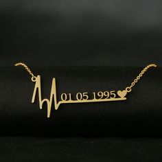 Welcome to our shop, where personalized jewelry becomes a heartfelt tribute and a cherished birthday remembrance. This custom heartbeat name necklace is a meaningful gift that beautifully combines the elements of memorial and birthday celebrations. Crafted with enduring stainless steel, this necklace ensures longevity and shines as a symbol of love and remembrance. The customizability allows you to engrave a name, a special date, or a heartfelt word, transforming it into a unique keepsake that h Meaningful Birthstone Necklace For Anniversary, Meaningful Jewelry For Valentine's Day Anniversary, Valentine's Day Meaningful Jewelry For Anniversary, Meaningful Valentine's Day Anniversary Jewelry, Meaningful Heart Necklace For Valentine's Day Anniversary, Meaningful Jewelry For Birthday On Valentine's Day, Meaningful Jewelry For Birthday And Valentine's Day, Elegant Customized Heart Necklace For Anniversary, Valentine's Day Anniversary Name Necklace