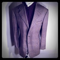 Beautiful And Luxurious Dress Jacket In Excellent Condition. Questions? Leave A Comment Below! Hickey Freeman Suits, Luxurious Dresses, Blue Cream, Sport Coat, Blazer Suit, Mens Suits, Neiman Marcus, Jacket Dress, Cashmere