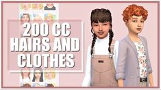 Sims 4 Maxis Match Kids Cc, Sims Eyeliner, Toddler Hair Sims 4, Toddler Cc Sims 4, Sims 4 Toddler Clothes, Kids Maxi, Sims Inspiration, Clothes Cc