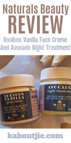 Discover the beauty of Naturals Beauty's Rooibos Vanilla Face Crème & Avocado Night Treatment. Our review delves into the rejuvenating properties of these botanical gems, unveiling fresh, glowing skin. Embrace the goodness of nature and pamper yourself with these luxurious skincare essentials. Unlock radiant beauty with Naturals Beauty! #FreshSkin #GlowingComplexion #SkincareEssentials #BeautyReview #NaturalsBeauty Face Creme, Luxurious Skincare, Vanilla Oil, Radiant Beauty, Combo Skin, Skincare Essentials, Fresh Skin, Beauty Website, Glowing Complexion