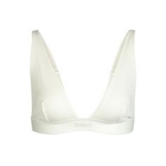 This wear-it-and-forget-it triangle bralette combines the cool everyday comfort and natural breathability of cotton with high-tech Powermesh support. Complete the look with cotton leggings. | Date of purchase: April 30, 2020 Everyday Seamless Triangle Top Bra, White Seamless Bra For Loungewear, Seamless Triangle Top Sports Bra For Loungewear, Loungewear Triangle Top Sports Bra, White Bra With Removable Pads For Loungewear, Everyday Summer Triangle Top Bra, Stretch White Triangle Top Bra, White Stretch Triangle Top Bra, White Stretch Triangle Bra