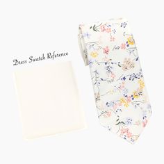 Discover Elegance in Floral Cotton: Our floral cotton ties are the quintessence of style for the discerning gentleman seeking sophistication for weddings and formal events. Size and Style Options: - Skinny Tie: 58" Long, 2.5" Wide - Modern and sleek. - Long Skinny Tie: 62" Long, 2.5" Wide - Perfect for a taller frame. - Prettied Bow Tie: 4.72" x 2.75" - Pre-tied for instant charm. - Kids Tie: 47" Long, 2.3" Wide - A miniature version for young gentlemen. - Kids Bow Tie: 3.93" x 1.96" - A pre-tie White Formal Ties For Summer, White Summer Ties For Formal Occasions, Classic White Ties For Spring, White Formal Ties For Spring, Classic White Spring Ties, Classic White Tie For Wedding, Classic White Wedding Tie, Formal White Suit And Tie Accessories With Floral Print, Formal White Floral Print Suit And Tie Accessories