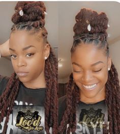 Braided Loc Updo, Knotless Braid Hairstyles, Blue And Black Braids, Black Braids Hairstyles, Loc Updo, Knotless Braid