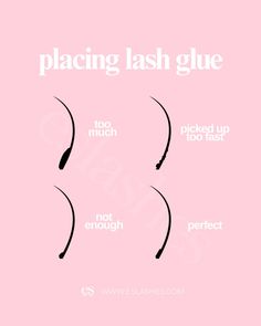 If you're wondering how much glue to put on a lash extension check this out! Too much and you can damage the natural lashes, too little and the lashes may pop off. Keep practicing to get the right amount of glue. Lashes Tips, Keep Practicing, Eyelash Extension Glue, Lash Extension, Lash Glue, Natural Lashes