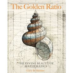 the golden ratio book cover with an image of three seashells