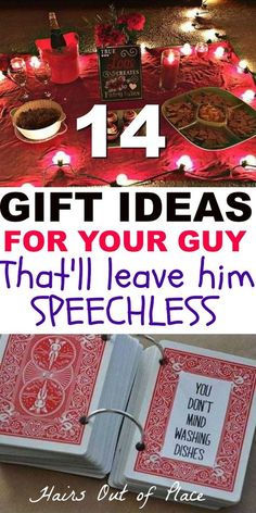 14 awesome DIY gifts for him that make the best gifts for boyfriend, as homecoming proposals, and anniversary ideas for your guy.  Budget and easy gift ideas are often the most memorable! #giftsforhim #boyfriend #birthday #homecoming #prom #promposals #boyfriendgifts #anniversary #diygifts Joululahjat Diy, Diy Gifts For Christmas, Thoughtful Gifts For Boyfriend, Busy Calendar, Selamat Hari Valentine, Valentines Bricolage, Bday Gifts For Him, Thoughtful Gifts For Him