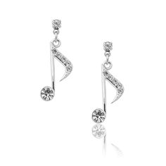 PRICES MAY VARY. Lead Compliant 1.25" tall Imported Free Gift box included This cute music note earring is the touch of your sense and statement of your love at the same time. Very fashionable and very unique so grab while this is around. Music Note Earrings, Note Music, Cute Music, Eighth Note, Music Note, Music Notes, Belly Button Rings, Free Gifts, Silver Plate