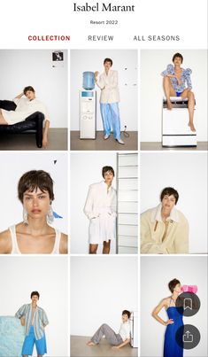 a series of photos showing men and women in different outfits, from male to female