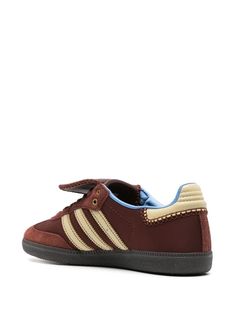 Adidas x Wales Bonner Suede Sneakers - Farfetch Red Almond, Adidas X Wales Bonner, Sneakers Brown, Recipes Indian, Wales Bonner, Brown Sneakers, Adidas X, Boot Pumps, Suede Sneakers