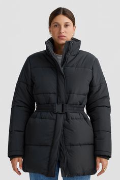 Elevate your Winter wardrobe with the Monty Belted Mid Length Puffer Jacket Black. With a thigh-length silhouette and removable belt, the Monty is a Winter wardrobe essential. Luxurious water resistant fabrication Fully lined Thick wadding for complete warmth Branded ORTC double ended zipper with powder coated press snaps for lapped closure Branded ORTC rubber patch on left arm Internal elastic cord that can be tightened Ribbed cuff on sleeve Inseam pockets with cost fleece lining and zip closur Winter Wardrobe Essentials, Rubber Patch, Winter Wardrobe, Puffer Jacket, Mid Length, Wardrobe Essentials, Powder Coated, Puffer, Winter Jackets