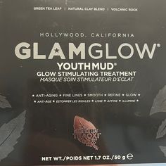 New Sealed Glam Glow Mask, Glow Mask, Exfoliating Cleanser, Face Mask Set, Mud Mask, Skin Care Mask, Hydrating Mask, Makeup Items, Travel Set