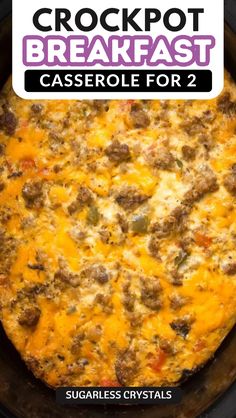 Wake up to this easy crockpot breakfast casserole that’s ready when you are! A hearty meal perfect for an overnight breakfast casserole or when you need quick, delicious breakfast casserole ideas. Simple, convenient, and great for those family weekends or busy weekdays.