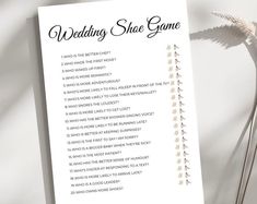 What Did He Say About His Bride Bride or Groom Printable Bridal Shower Game Gold, Black, Glitter Instant Digital Download - Etsy Pass The Prize Game, Moving Party, Printable Gender Reveal, Engagement Games, Engagement Party Games, Engagement Dinner, Couple Wedding Shower