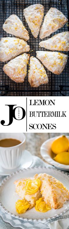 lemon buttermilk scones are cooling on the grill and ready to be eaten