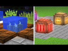 two different images of the same item in minecraft, one is blue and one is red