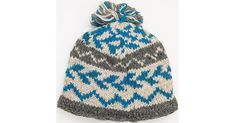 Pure Wool Hand Knitted Blue Ice Hat in Accessories - This is a pure wool hand-knit blue and white hat - that covers the head, covering down to the ears. Features: Vacation, Fall, Handmade. Cozy Blue Hats For Outdoors, Cozy Blue Outdoor Hats, Cozy Blue Outdoor Hat, Blue Hand Knitted Beanie For Winter, Winter Blue Hand Knitted Beanie, Blue Wool Hat For Winter, Blue Knitted Winter Beanie, Blue Winter Bonnet Hat, Woolen Hat