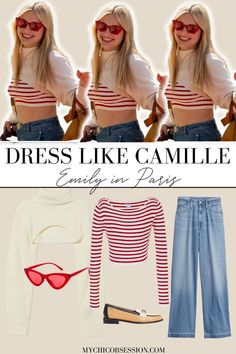 The Outfits We Should Really Be Copying in "Emily in Paris" (Season 2) - MY CHIC OBSESSION Camille Emily In Paris Outfits, Emily In Paris Camille, My Chic Obsession