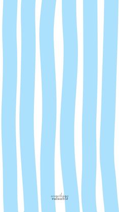 a blue and white striped wallpaper pattern