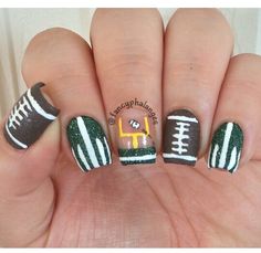 Nebraska Football, Press Ons, Fantasy Football, Nails Design, Nails Nails, Fall Crafts, Fake Nails