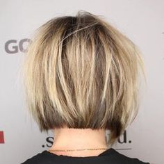 Brown And Blonde Bob Bob Balayage, Blonde Balayage Bob, Haircut Tip, Short Bobs, Cute Short Haircuts, Short Layered Haircuts