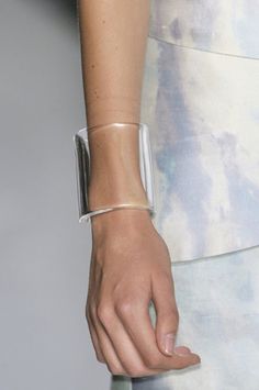 Addicted to transparent objects and clothing... Black Keys, Lucite Jewelry, Alexander Calder, Transparent Fashion, Awesome Designs, A Bracelet, Arm Candy, Designer Jewelry, Fashion Week Spring