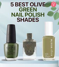 Olive Nail Polish, Opi Green Nail Polish Shades, Olive Green Nail Polish, Best Grey Hair Dye, Dark Green Nail Polish, Nail Options, Comb For Curly Hair, Olive Nails