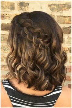 Braids Wedding, Formal Hairstyles For Short Hair, Easy Updo Hairstyles, Ribbon Hairstyle, Peinados Fáciles Para Cabello Corto, Short Wedding Hair, Braided Hairstyles For Wedding, Braided Hairstyles Easy