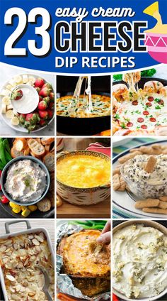 25 easy cream cheese dip recipes