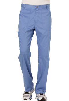 A Men's Modern fit tapered leg pant with a functional inside drawstring and back elastic waistband features five belt loops and a zip fly with button closure. Also featured are front patch pockets, a logo label with bungee loop, right double cargo pocket with snap I.D. loop, back patch pockets and knee seams. Inseam: 35" Details: Collection : WW Revolution Fit : Men's Modern Number of Pockets : 7 Pockets Types of Pockets : Cargo Pocket, Patch Pockets, Pant Back Pocket, Accessory Pocket Waistband : Back Elastic Waistband Leg Info : Tapered Leg, 19" Manufactured In : Imported Mens Scrubs, Logo Label, Cargo Pocket, Scrub Pants, Sierra Leone, Mauritius, Turks And Caicos, Turks And Caicos Islands, Haiti