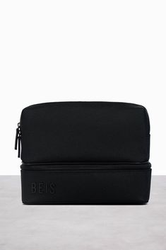 Travel Accessories & Luggage Accessories | Béis Travel – Page 3 Versatile Black Cosmetic Bag For Travel, Practical Zipper Pouch Travel Accessories For On-the-go, Black Cosmetic Bag With Luggage Sleeve, Black Cosmetic Bag With Luggage Sleeve For Everyday, Everyday Black Cosmetic Bag With Luggage Sleeve, Packable Travel Accessories Pouch For On-the-go, Black Cosmetic Bag With Removable Pouch, Black Functional Cosmetic Bag With Zipper, Multifunctional Black Cosmetic Bag For Everyday Use