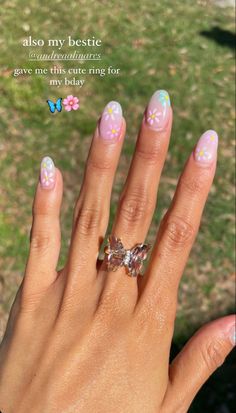 Vacation Nails Shellac, Nails Shellac, Spring Break Nails, Daisy Nails, Simple Acrylic Nails, Classy Acrylic Nails, Vacation Nails