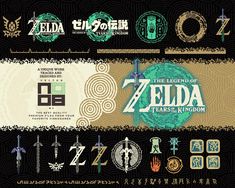 the legend of zelda logo and its symbols