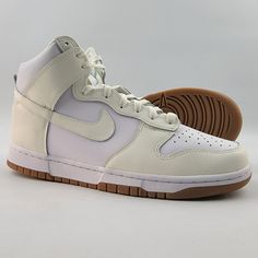 Authentic Photos, Nike Dunk High, Dunk High, High Shoes, Activewear Brands, Sport Performance, Shoes White, Nike Dunk, Medium Brown