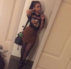 pinterest: @rjj20018 Attractive Outfits, Snap Chat, Short Sleeve Mini Dress, Outfit Goals, Looks Style, Fashion Killa, Outfits Casuales, Floral Printed, Fashion Sense