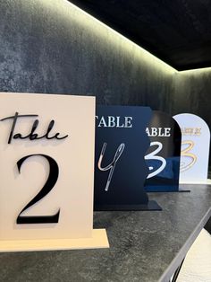 the table numbers have been placed on top of each other