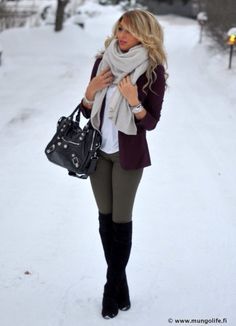 winter fashion - Google Search Winter Beauty, Fashion Weeks, Looks Style, Mode Inspiration, Boots Outfit, Fall Winter Outfits, The Snow, Look Fashion, Passion For Fashion