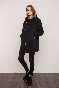 Just get in to this black cosy hoodie! Modern and perfect for those 'nothing to wear days' Composition- Cotton 100% Model is 175cm height Size S - M - L - XL Care Machine Wash Cold / 30 degree Hand Wash Cold Dry cleaning Cool iron If you have any questions about the dress,my policy,shipping and so on please convo me,i will be happy to answer all of them! Thank you for visiting my shop. To see more dresses click the link --->> https://www.etsy.com/shop/DIDRESS All parcels will be claimed lo Black Fleece Hoodie With Pockets, Black Hoodie With Drawstring Hood, Cozy Black Hoodie With Pockets, Black Fleece Hoodie For Fall, Black Hoodie With Pockets For Fall, Black Winter Hoodie With Double-lined Hood, Black Double-lined Hood Sweatshirt For Winter, Winter Black Sweatshirt With Pockets, Black Cozy Sweatshirt With Pockets