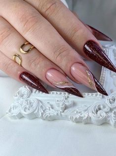 Pink Stiletto Nails, Soya Mumu, Nails Designer, Maroon Nails, Acrylic Toe Nails, Spring Nail Designs, Stiletto Nails Designs, Work Nails