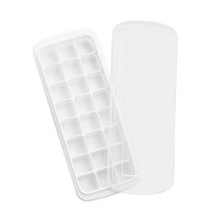 two ice trays sitting next to each other